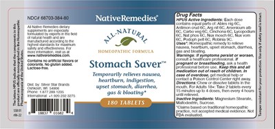 Stomach Saver Tablets (374366 Label 374362 Nr Stomach Saver Tablets Jpg)